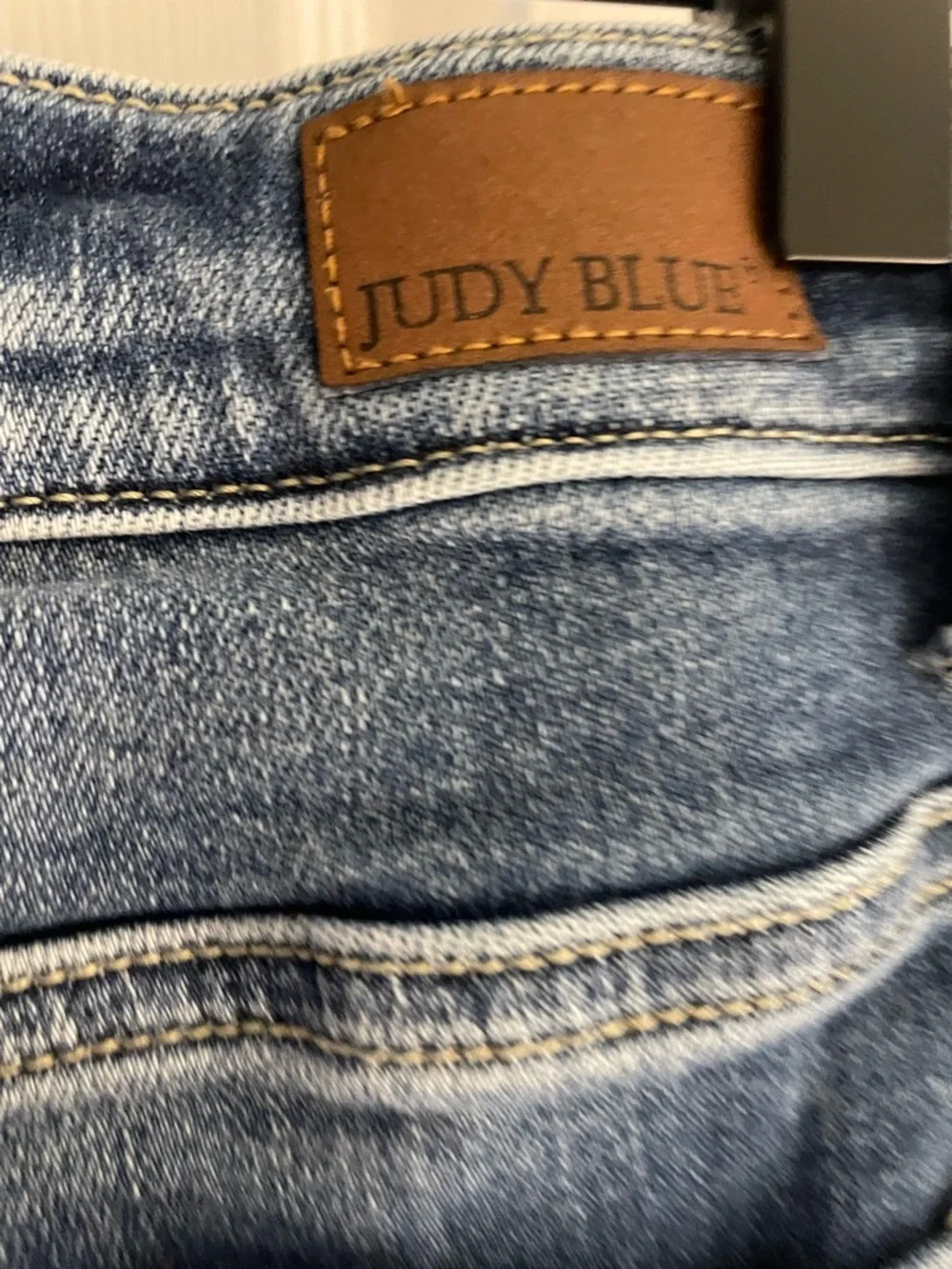 Judy Blue Distressed Denim Bermuda Shorts cutoff 2XL - Picture 5 of 6